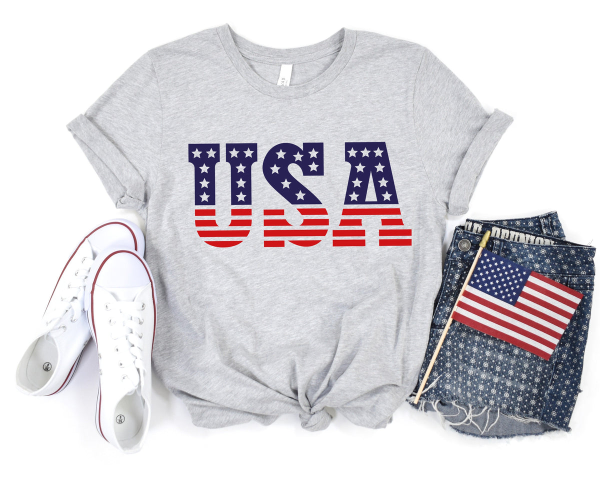4th of July America ShirtUSA ShirtFreedom ShirtFourth Of July ShirtPatriotic ShirtIndependence Day ShirtsPatriotic Family Shirts Graphic Tee – Easygoing Wear · Perfect For Daily Wear