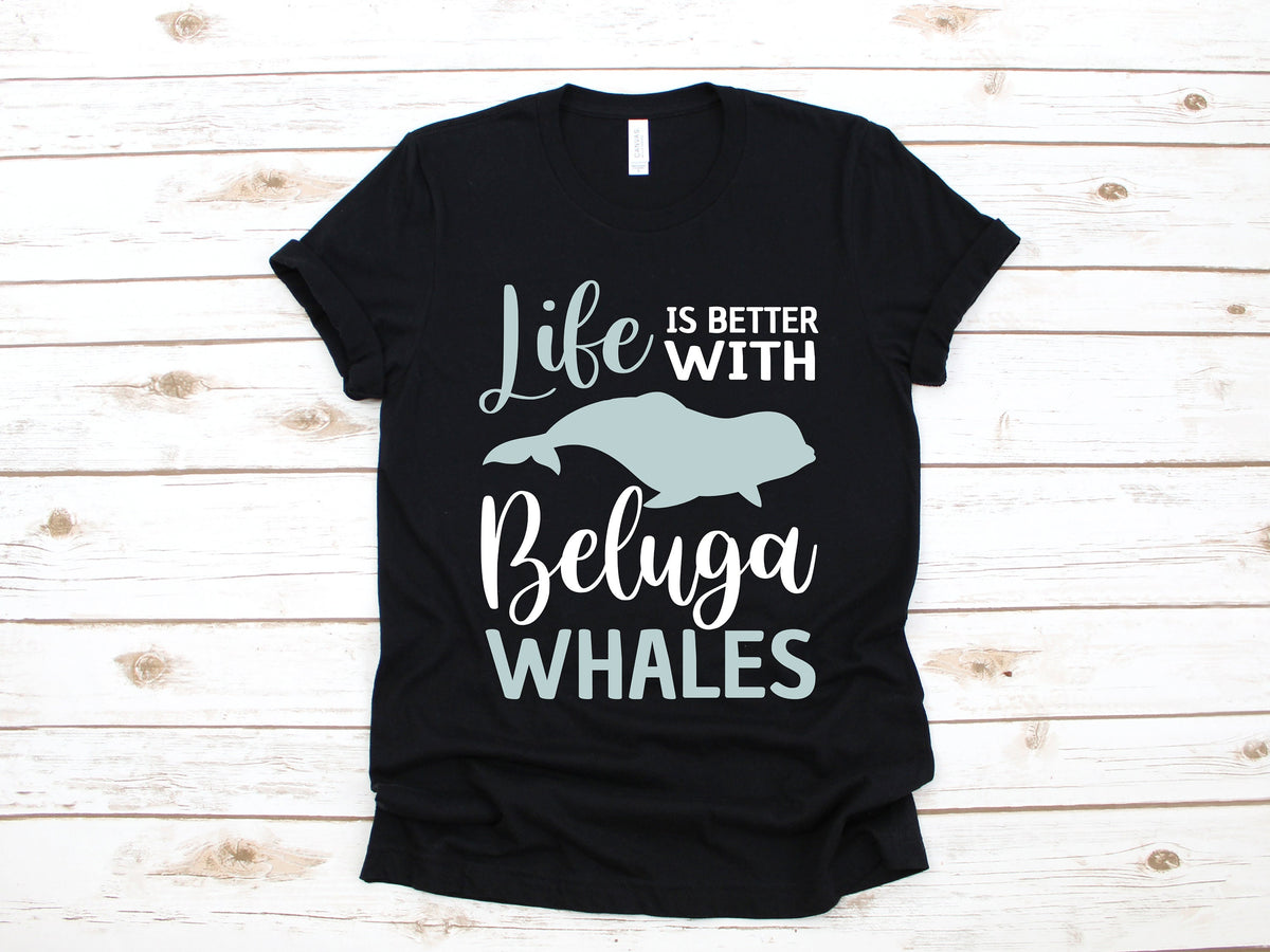 Beluga Whales TShirt Funny Beluga Whale TShirt Cute Whale Tank Top Hoodie Sweatshirt Long Sleeve Hoodie – Bold Style · Perfect For Daily Wear