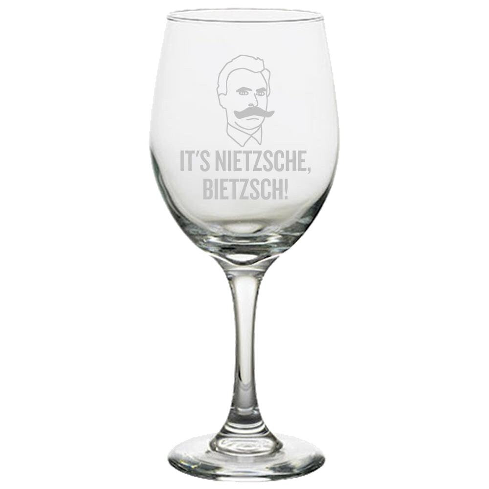 Nietzsche Wine Glass Philosophy Student Gift Idea Philosophy Teacher Gift It39s Nietzsche Bietzsch Graphic Tee – Premium Graphic · Trending Graphic Apparel