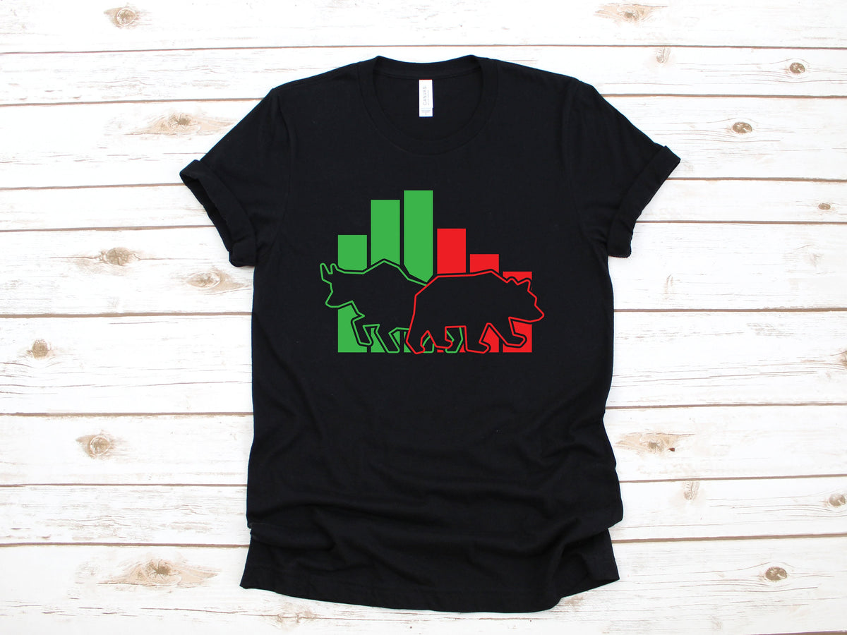 Bull Bear Stock Investing TShirt Funny Stock Investor Shirt Stock Market Stock Broker Day Trader Investing Hoodie Sweatshirt Hoodie – Cozy Vibes · Trending Graphic Apparel