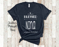 Blessed Nina Godmother Tshirt Spanish Gift Idea for Mother39s Day Birthday Christmas or Pregnancy Reveal Announcement Graphic Tee – Easygoing Wear · Perfect For Daily Wear