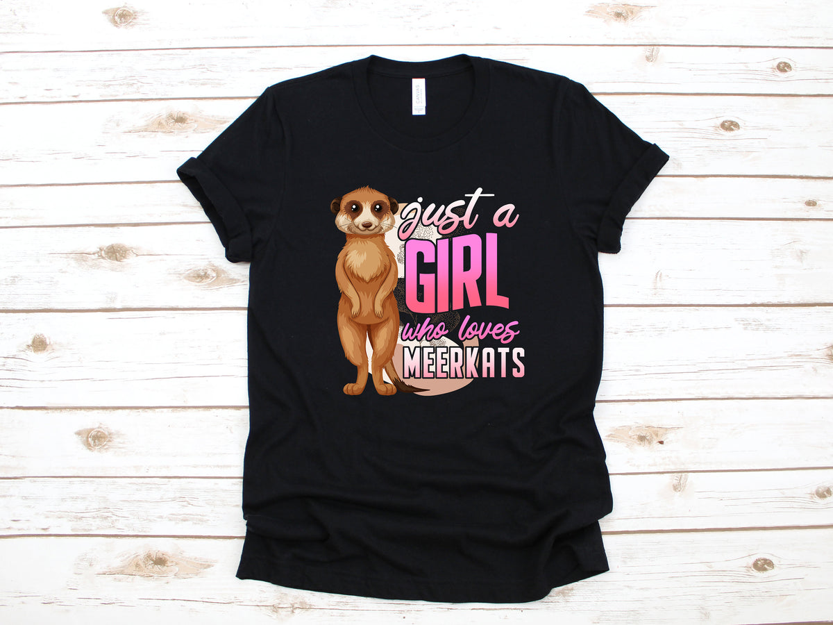 Girl Who Likes Meerkats TShirt Cute Meerkat Shirt Funny Meerkat Long Sleeve Sweatshirt Children Kids Tees Hoodie Tank Top Hoodie – Everyday Comfort · Great Gift For Fans