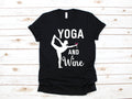 Yoga and Wine TShirt Funny Yoga Shirt Tank Top Cute Yoga Hoodie Sweatshirt Long Sleeve Hoodie – Everyday Comfort · High-Quality Print