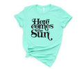 Here comes the sun ShirtSummer Shirt Beatles Shirt Vacation Shirt Lake Shirt Beach Life Shirt Summer Quote shirtFamily Vacation Shirt Graphic Tee – Fan Favorite · High-Quality Print