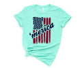 4th of July Merica 2022 ShirtFreedom ShirtFourth Of July ShirtPatriotic ShirtIndependence Day ShirtsPatriotic Family ShirtsUSA Flag Graphic Tee – Easygoing Wear · Great Gift For Fans