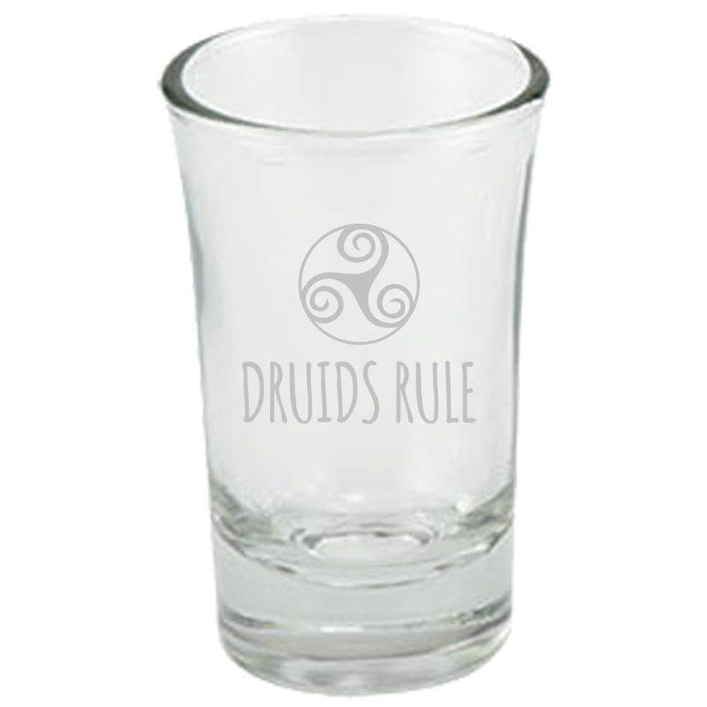 Pagan Shot Glass Nonbeliever Gift Idea Celtic Symbol Present Druids Rule Graphic Tee – Bold Style · Great Gift For Fans