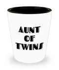 Aunt Of Twins Gift Aunt Ceramic Shot Glass Present For Aunts Mother39s Day Gift Birthday Gift Aunt Of Twins Graphic Tee – Easygoing Wear · Must-Have Style