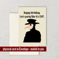 Historian Birthday Card History Teacher Card Plague Doctor Card Funny History Card Graphic Tee – Premium Graphic · High-Quality Print