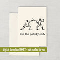 Fencer Birthday Card Fencing Greeting Card Funny Fencing Card Digital Card Downloadable Card Last Minute Card Graphic Tee – Cozy Vibes · Must-Have Style
