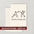 Fencer Birthday Card Fencing Greeting Card Funny Fencing Card Swordplay For Fencers Graphic Tee – Cozy Vibes · Great Gift For Fans
