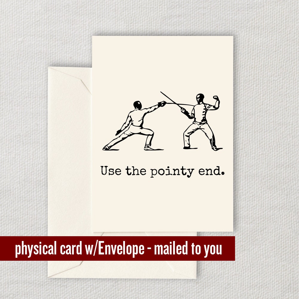 Fencer Birthday Card Fencing Greeting Card Funny Fencing Card Swordplay For Fencers Graphic Tee – Cozy Vibes · Great Gift For Fans