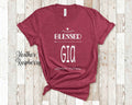 Blessed Gia Grandma Tshirt Special Grandmother Gift Idea for Mother39s Day Birthday Christmas or Pregnancy Reveal Announcement Graphic Tee – Soft Feel · Trending Graphic Apparel