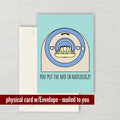 Radiologist Card Rad Tech Card Radiology Greeting Card MRA Card You Put The Rad In Radiology Graphic Tee – Soft Feel · High-Quality Print