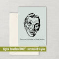 Vampire Birthday Card Vampire Printable Card Vampire Greeting Card FangTastic Digital Download Last Minute Card Graphic Tee – Aesthetic Look · Trending Graphic Apparel
