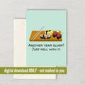 Sushi Birthday Card Sushi Lover Card Sushi Greeting Card Sushi Printable Just Roll With It Digital Download Printables Graphic Tee – Bold Style · Must-Have Style