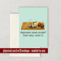 Sushi Birthday Card Sushi Lover Card Sushi Greeting Card Sushi Gifts Just Roll With It Graphic Tee – Fan Favorite · Top Pick For Any Outfit