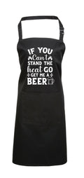 Baking Apron Birthday Gifts Mens Bbq Apron Cooking Apron With Pocket If You Cant Stand The Heat Get A Beer Mens Apron Barbecue Chef Baking Graphic Tee – Aesthetic Look · Must-Have Style