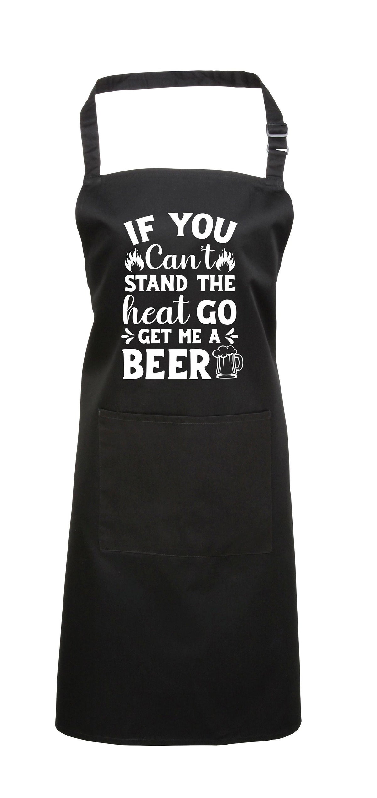 Baking Apron Birthday Gifts Mens Bbq Apron Cooking Apron With Pocket If You Cant Stand The Heat Get A Beer Mens Apron Barbecue Chef Baking Graphic Tee – Aesthetic Look · Must-Have Style
