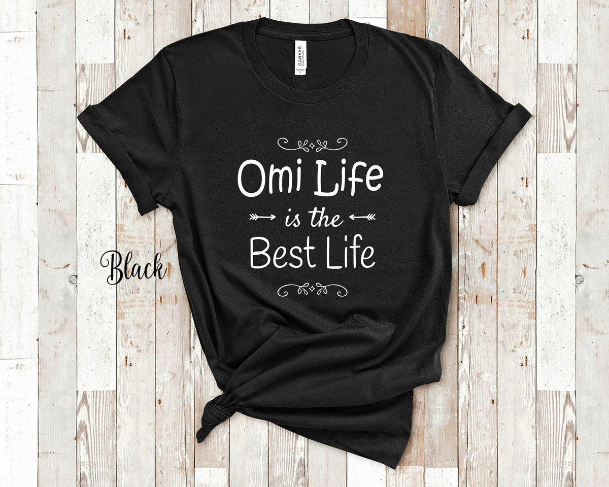 Omi Life Is The Best Grandma Tshirt Belgian Flemish Grandmother Gift Idea for Mother39s Day Birthday Christmas or Pregnancy Reveal Graphic Tee – Feel-Good Design · Trending Graphic Apparel