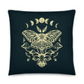 Moon Phase Monarch Butterfly Art Pillow Graphic Tee – Warm & Stylish · Trending Graphic Apparel