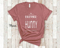 Blessed Hunny Grandma Tshirt Special Grandmother Gift Idea for Mother39s Day Birthday Christmas or Pregnancy Reveal Announcement Graphic Tee – Easygoing Wear · Top Pick For Any Outfit