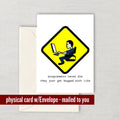 Funny Programmer Card Coder Birthday Card They Just Get Bugged With Life Graphic Tee – Feel-Good Design · Trending Graphic Apparel