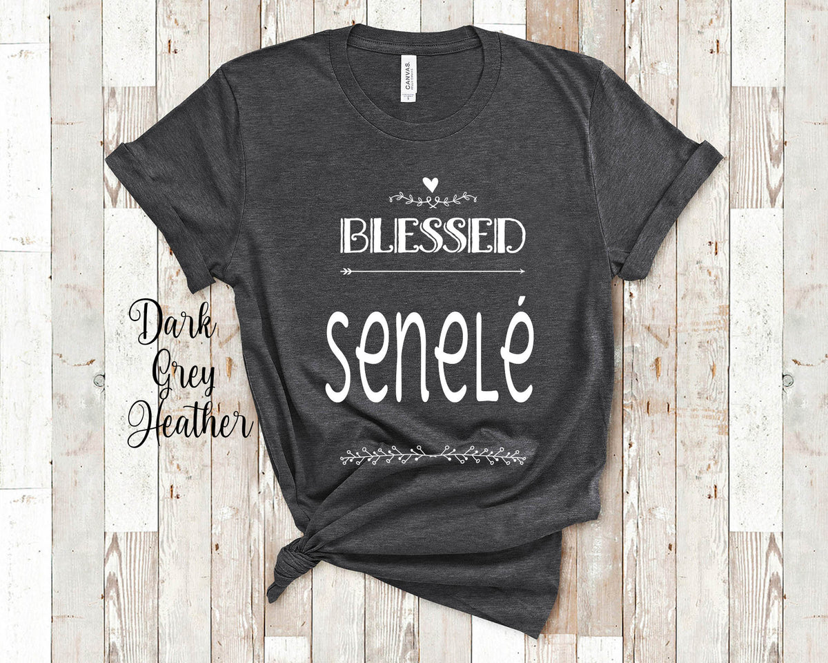 Blessed Senel Grandma Tshirt Lithuanian Grandmother Gift Idea for Mother39s Day Birthday Christmas or Pregnancy Reveal Announcement Graphic Tee – Fan Favorite · Trending Graphic Apparel