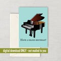 Piano Printable Card Pianist Birthday Card Piano Birthday Card Have a Grand Birthday Digital Download Printable Card Graphic Tee – Soft Feel · Trending Graphic Apparel