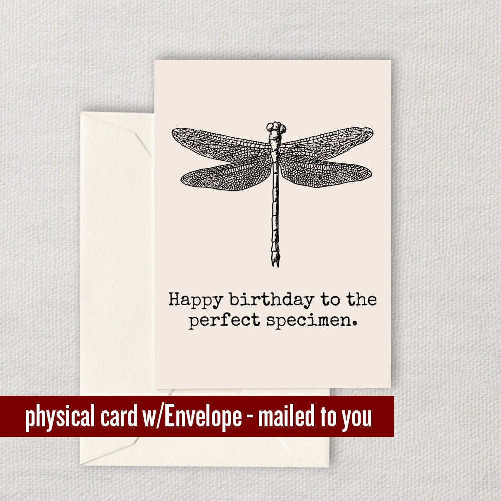 Entomologist Birthday Card Entomology Greeting Card Insect Collector Card Perfect Specimen Bug Lover Card Graphic Tee – Fan Favorite · Must-Have Style