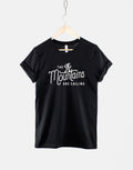 The Mountain Is Calling Tshirt Hiking Rock Climbing T Shirt Graphic Tee – Premium Graphic · Top Pick For Any Outfit