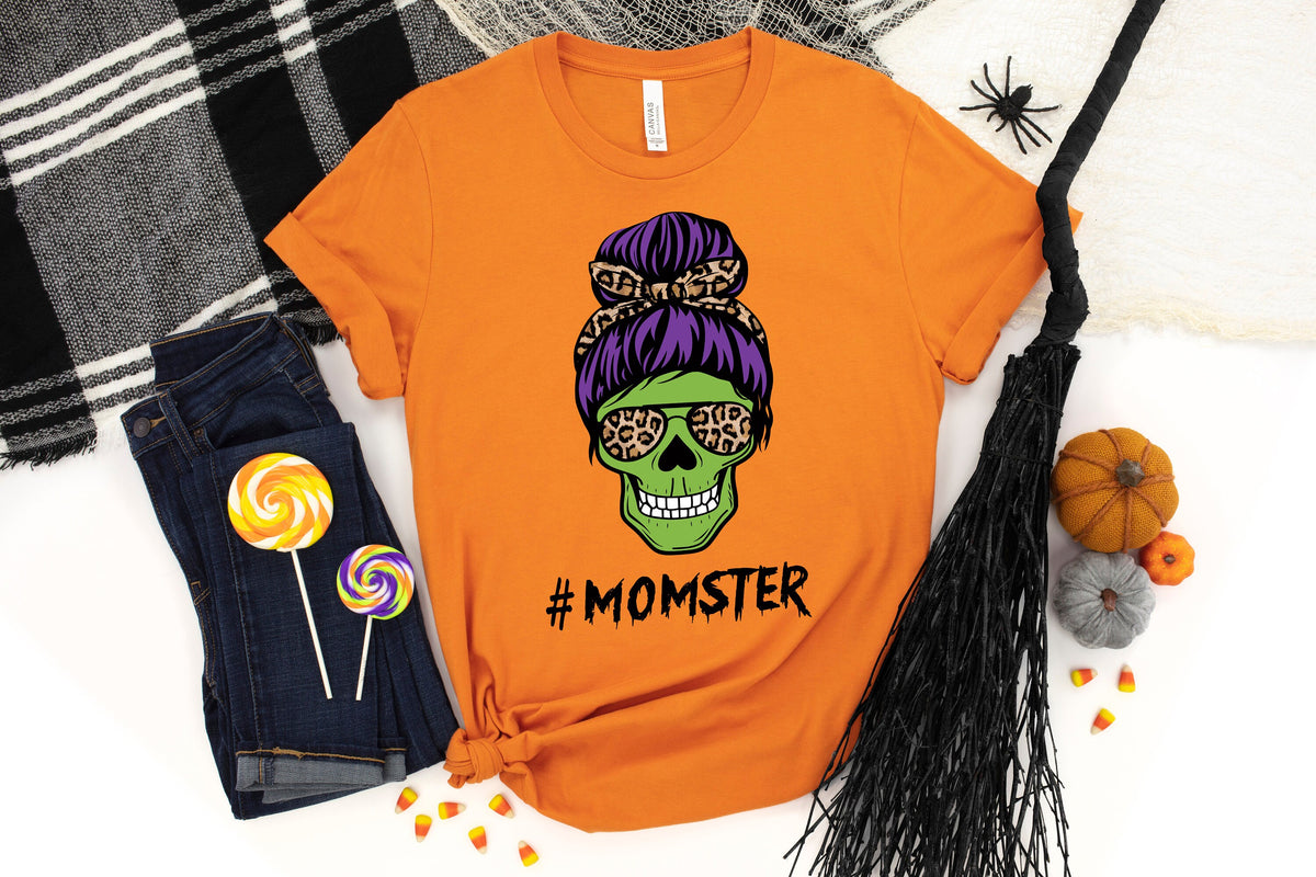 Momster Shirthalloween Momster skull shirtHalloween Party Halloween TshirtHocus Pocus ShirtHalloween Funny TeeMom zombie Shirt Graphic Tee – Cozy Vibes · Trending Graphic Apparel