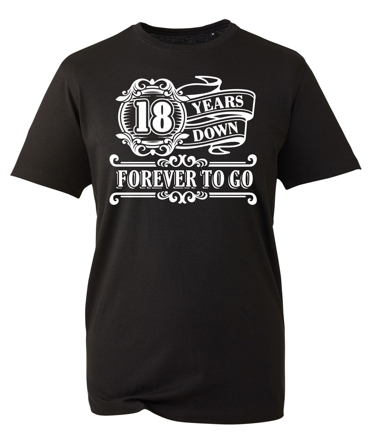 Mens 18th Birthday Gift Boy Eighteen 18 Years Old Down Forever To Go 2005 Funny Shirt Tee T Shirt Graphic Tee – Bold Style · Perfect For Daily Wear