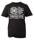 Mens 50th Birthday Gift Fifty 50 Years Old Down Forever To Go Year 1973 Funny Shirt Tee T Shirt 50th Gifts Graphic Tee – Fan Favorite · High-Quality Print