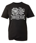 Men39s 70th Birthday Gift TShirts 1953 Funny Cotton Tee 70 Years Old Down Forever To Go Graphic Tee – Easygoing Wear · Perfect For Daily Wear