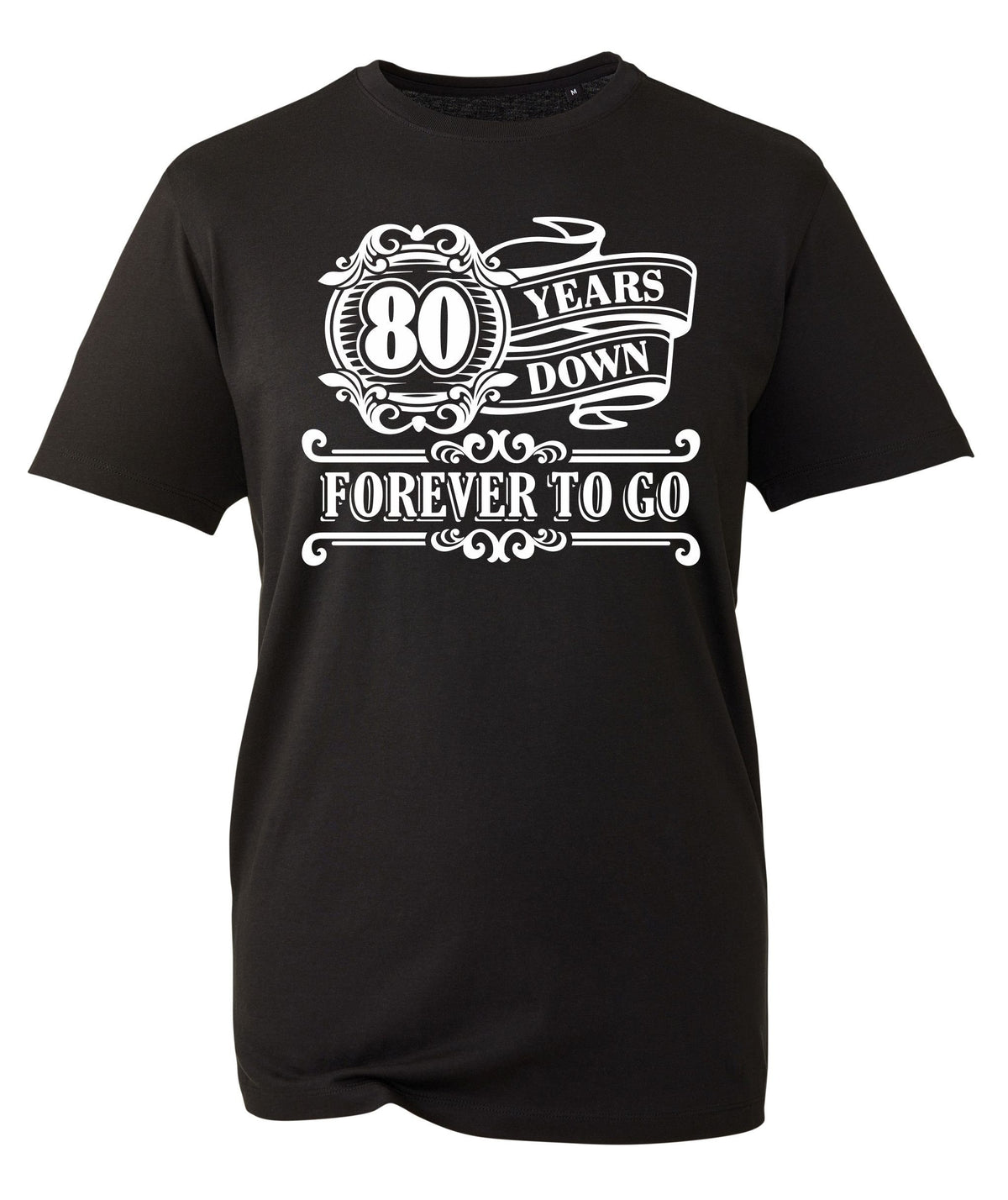 Mens 80th Birthday Gift Eighty 80 Years Old Down Forever To Go Year 1943 Funny Shirt Tee T Shirt 80th Gifts Graphic Tee – Soft Feel · Top Pick For Any Outfit
