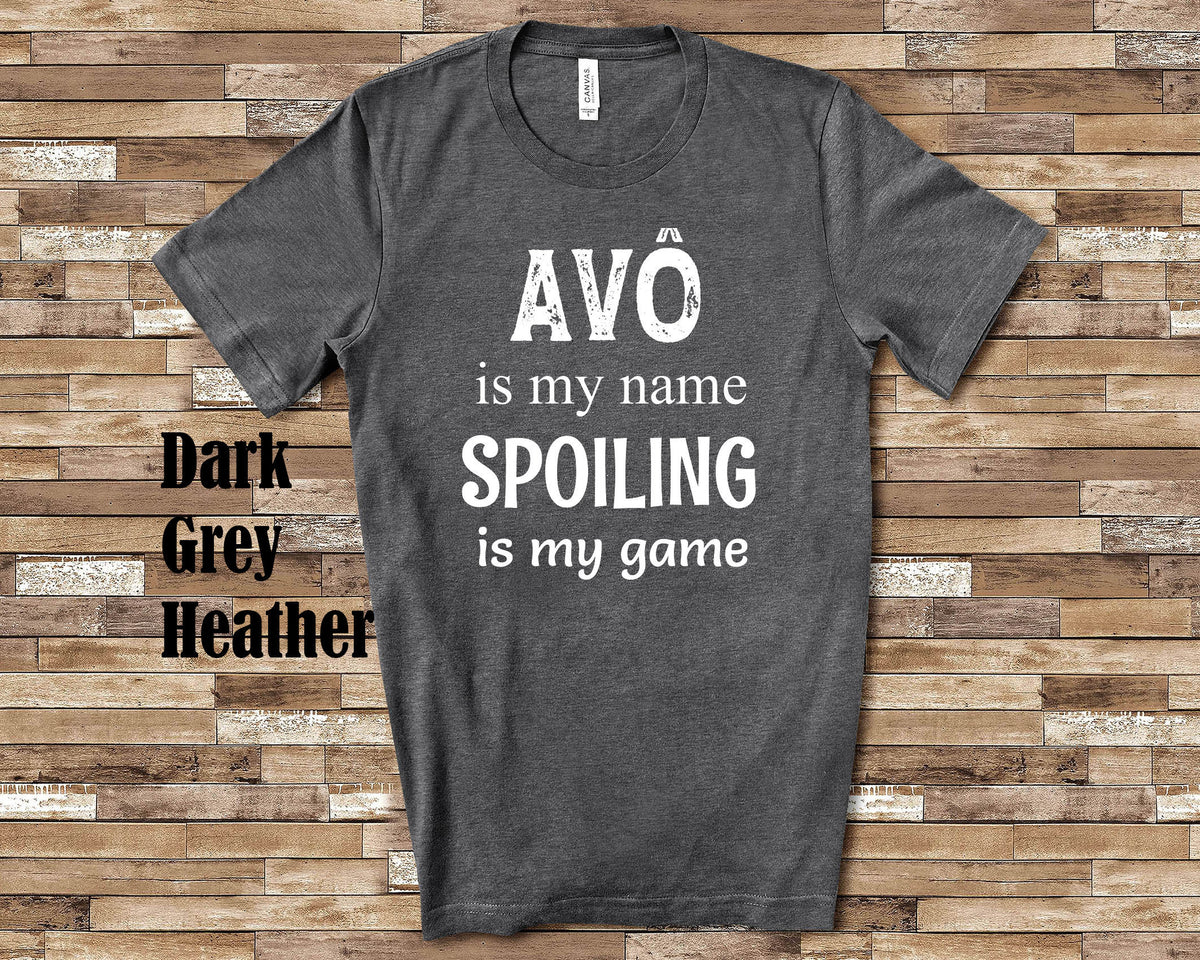 Av Is My Name Grandpa Tshirt Brazilian Grandfather Gift Idea for Father39s Day Birthday Christmas or Pregnancy Reveal Announcement Graphic Tee – Bold Style · High-Quality Print