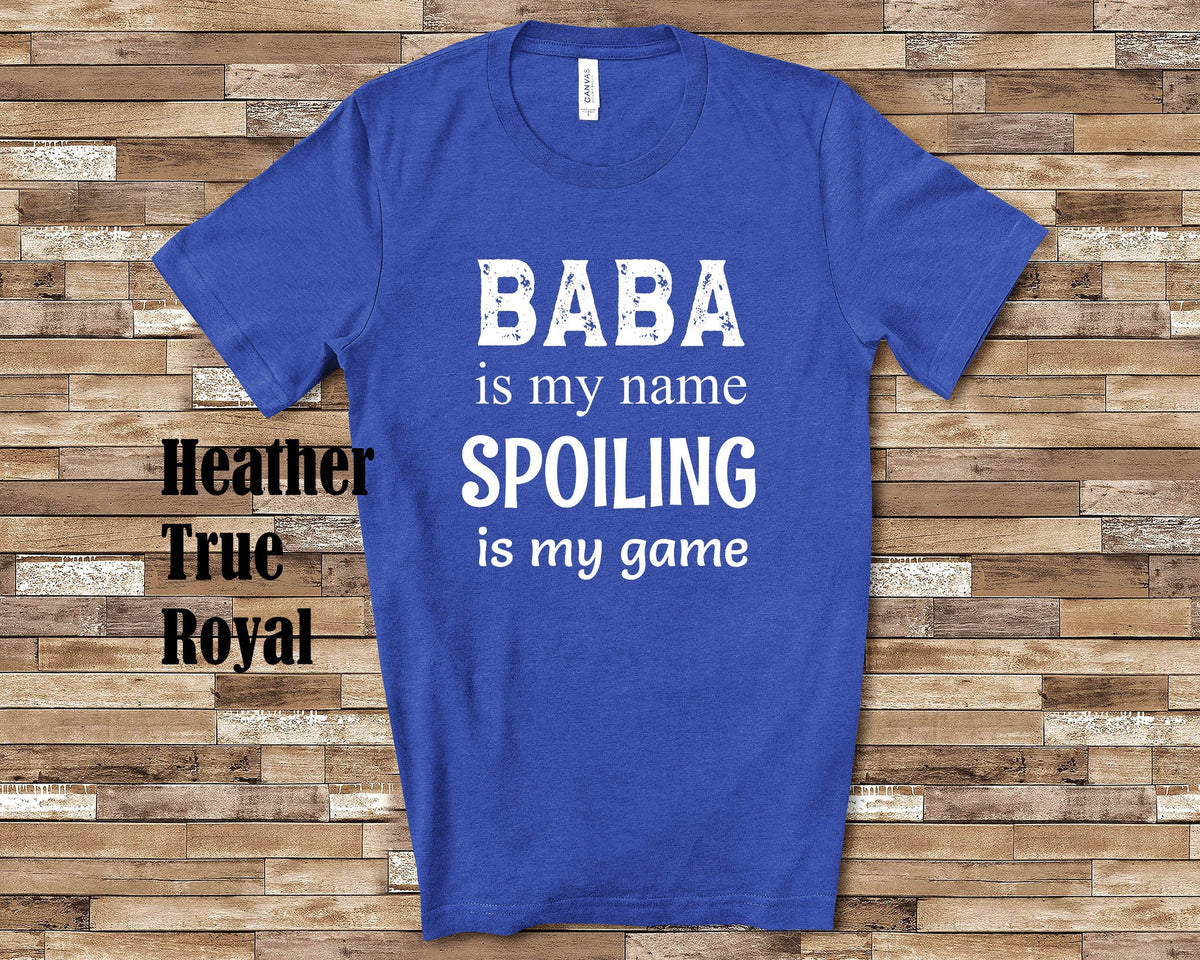 Baba Is My Name Grandpa Tshirt Persia Persian Grandfather Gift Idea for Father39s Day Birthday Christmas or Pregnancy Reveal Announcement Graphic Tee – Fan Favorite · Great Gift For Fans