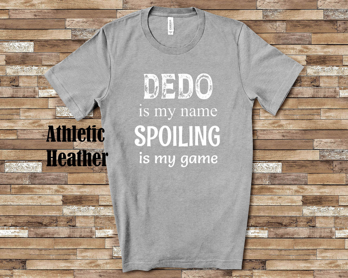 Dedo Is My Name Grandpa Tshirt Ukrainian Bulgarian Grandfather Gift Idea for Father39s Day Birthday Christmas Pregnancy Reveal Announcement Graphic Tee – Cozy Vibes · Top Pick For Any Outfit