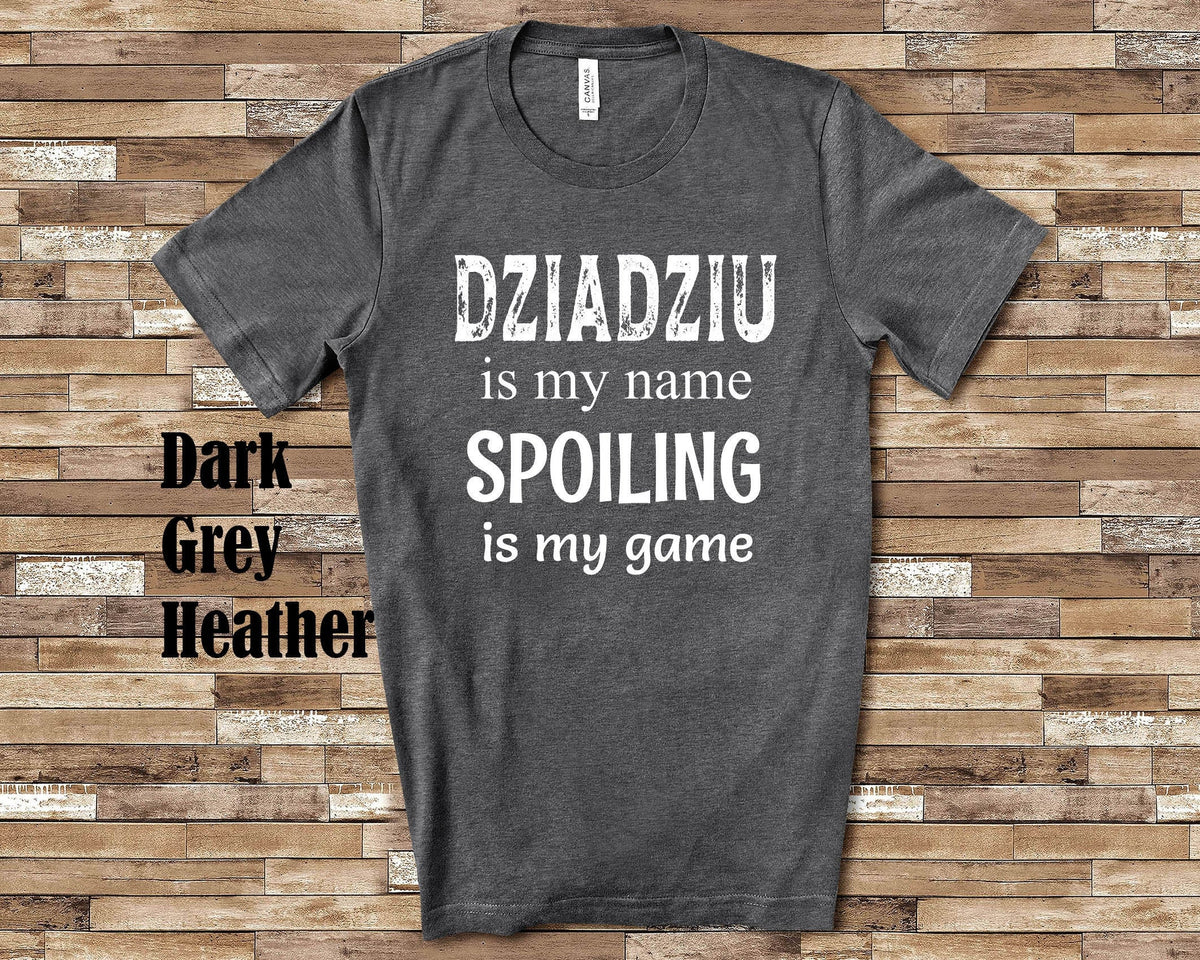 Dziadziu Is My Name Grandpa Tshirt PolandPolish Grandfather Gift Idea for Father39s Day Birthday Christmas or Pregnancy Reveal Announcement Graphic Tee – Cozy Vibes · Must-Have Style