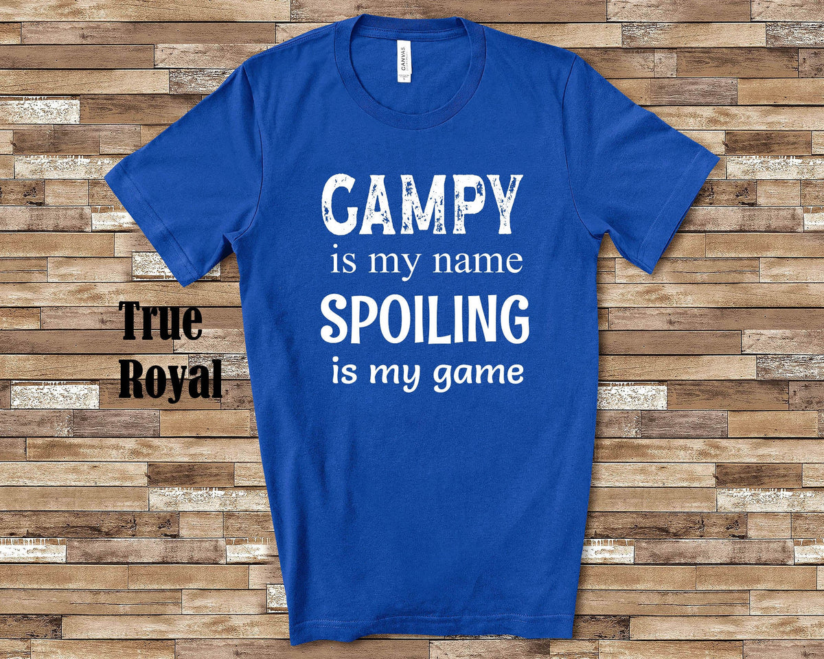 Gampy Is My Name Grandpa Tshirt Special Grandfather Gift Idea for Father39s Day Birthday Christmas or Pregnancy Reveal Announcement Graphic Tee – Premium Graphic · Great Gift For Fans