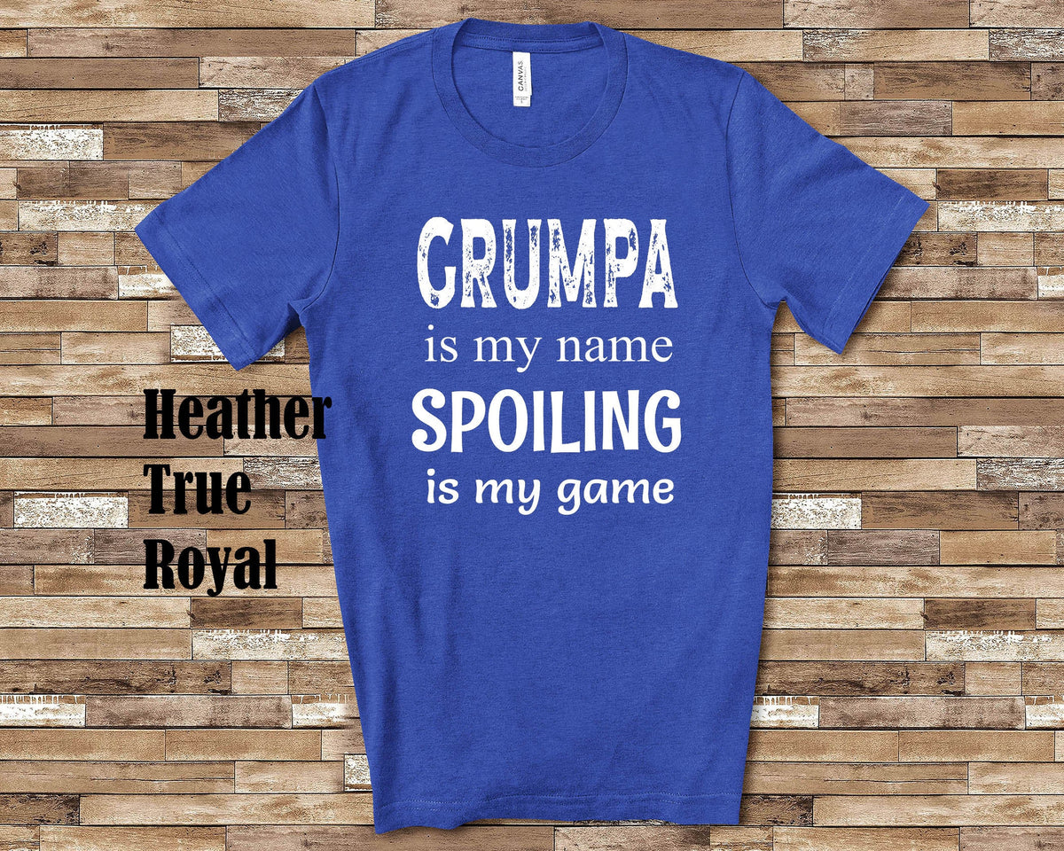 Grumpa Is My Name Grandpa Tshirt Special Grandfather Gift Idea for Father39s Day Birthday Christmas or Pregnancy Reveal Announcement Graphic Tee – Warm & Stylish · Must-Have Style