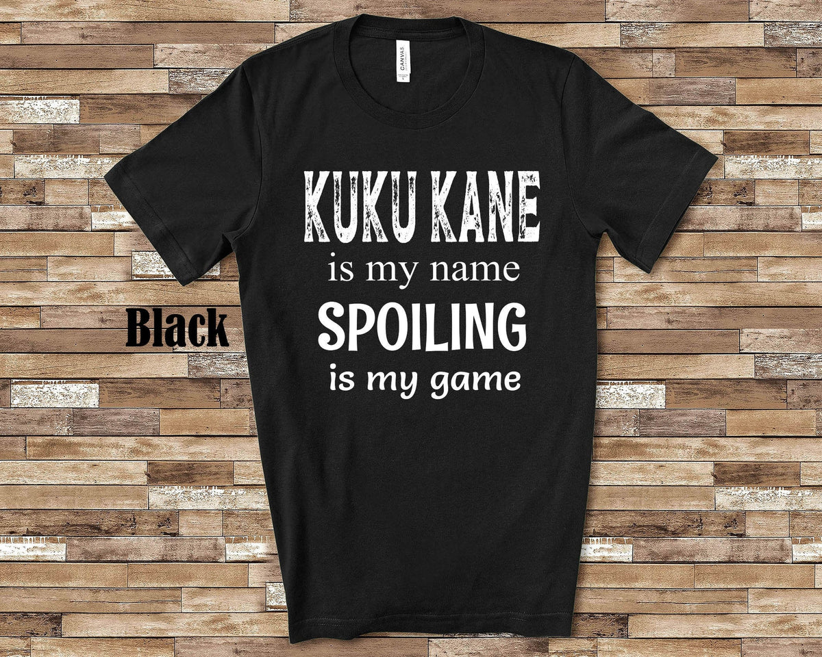 Kuku Kane Is My Name Grandpa Tshirt Hawaiian Grandfather Gift Idea for Father39s Day Birthday Christmas or Pregnancy Reveal Announcement Graphic Tee – Fan Favorite · High-Quality Print
