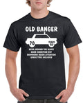 Men39s 70th Birthday Gift TShirts Old Banger 1955 Funny Cotton Tee 70 Years Old Graphic Tee – Warm & Stylish · Top Pick For Any Outfit