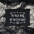 Ye Olde Bag Of Witchy Stuff Witch Makeup Bag Witchcraft Bag Goth Makeup Bag Black Goth Makeup Pouch Tote Bag – Easygoing Wear · Great Gift For Fans