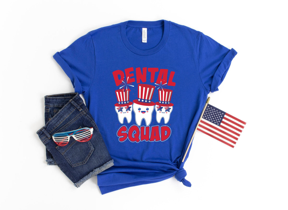 Dental Squad Shirt Dentist American Flag Shirt Tooth USA Flag July 4th Funny Dental Office Cute Womens Tee Hoodie Long Sleeve Hoodie – Soft Feel · Top Pick For Any Outfit