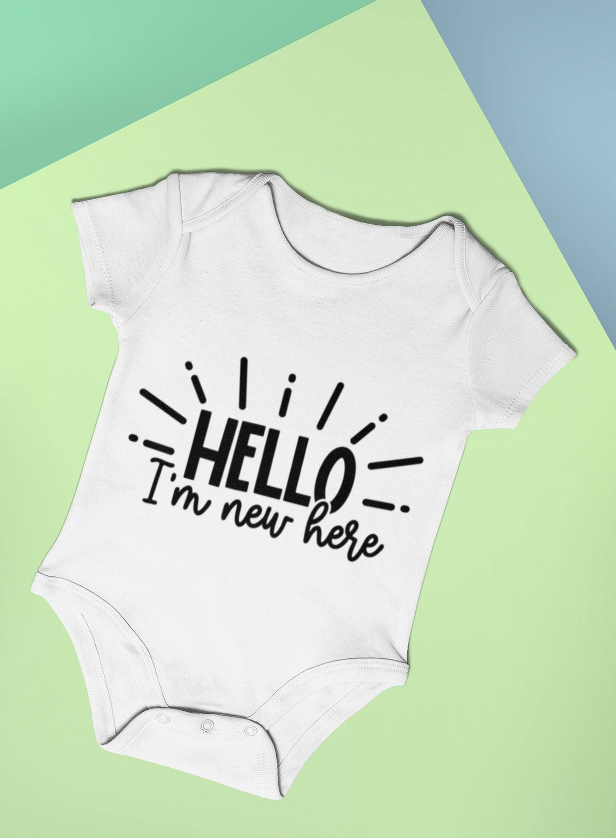 Baby Bodysuit Hello Im New Here Funny Baby Vest Baby Shower Gift New Baby Gift Baby Onesie Graphic Tee – Everyday Comfort · Top Pick For Any Outfit