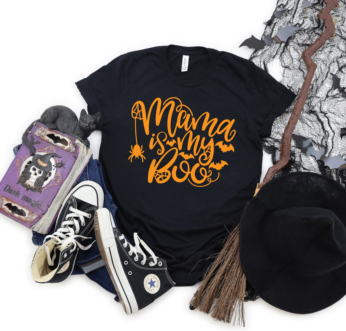 Mama Is My Boo ShirtHalloween Party ShirtsHocus Pocus ShirtsSanderson Sisters ShirtsHalloween Outfits2022 Halloween Funny Shirt Graphic Tee – Warm & Stylish · Perfect For Daily Wear