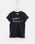 Procaffinate TShirt Dictionary Excerpt Coffee Caffeine Food Fashion TShirt Graphic Tee – Premium Graphic · High-Quality Print