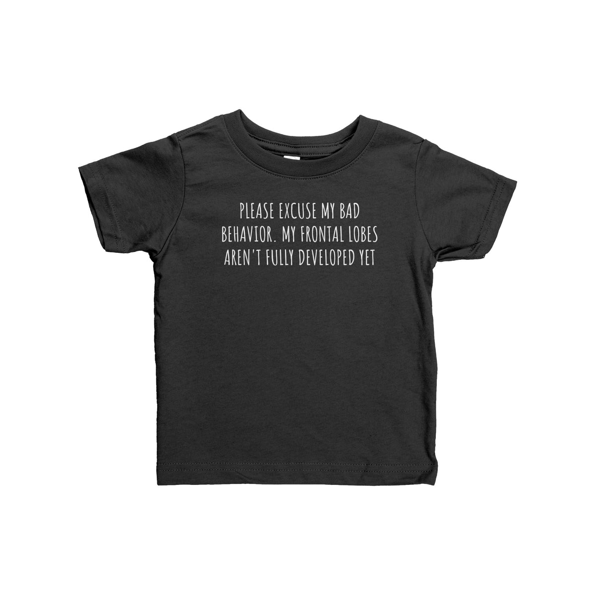 Funny Psychology Infant Shirt Psychologist Baby Shirt Excuse My Bad Behavior Baby Shower Gift Idea Graphic Tee – Cozy Vibes · Top Pick For Any Outfit