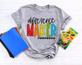 Difference Maker Teacher Shirts Teach Love Inspire Shirt Back To School Shirt First Grade Teacher Shirts Teacher Appreciation Shirt Graphic Tee – Everyday Comfort · Top Pick For Any Outfit
